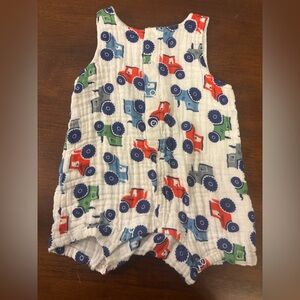 Angel Dear Colorful Tractor Baby Outfit